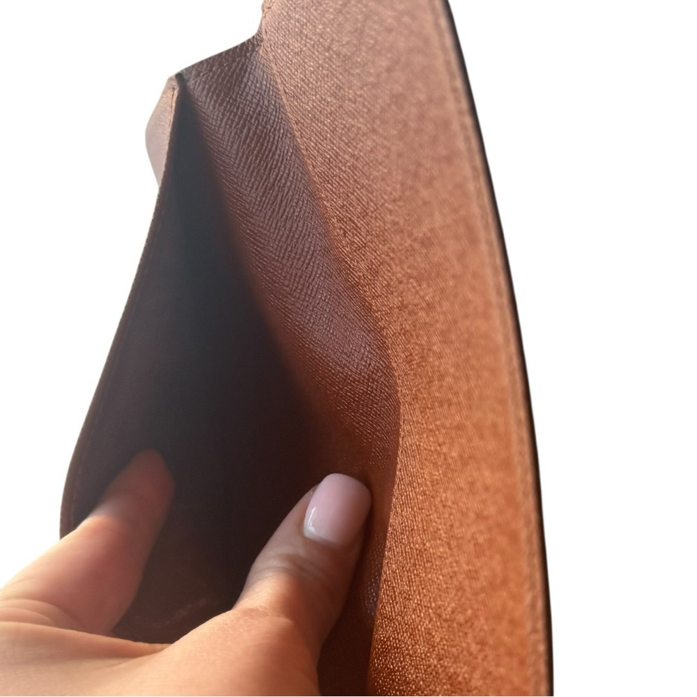 Louis Vuitton Monogram Checkbook Holder Wallet- Brown - Picture 9 of 13